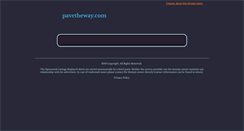 Desktop Screenshot of pavetheway.com
